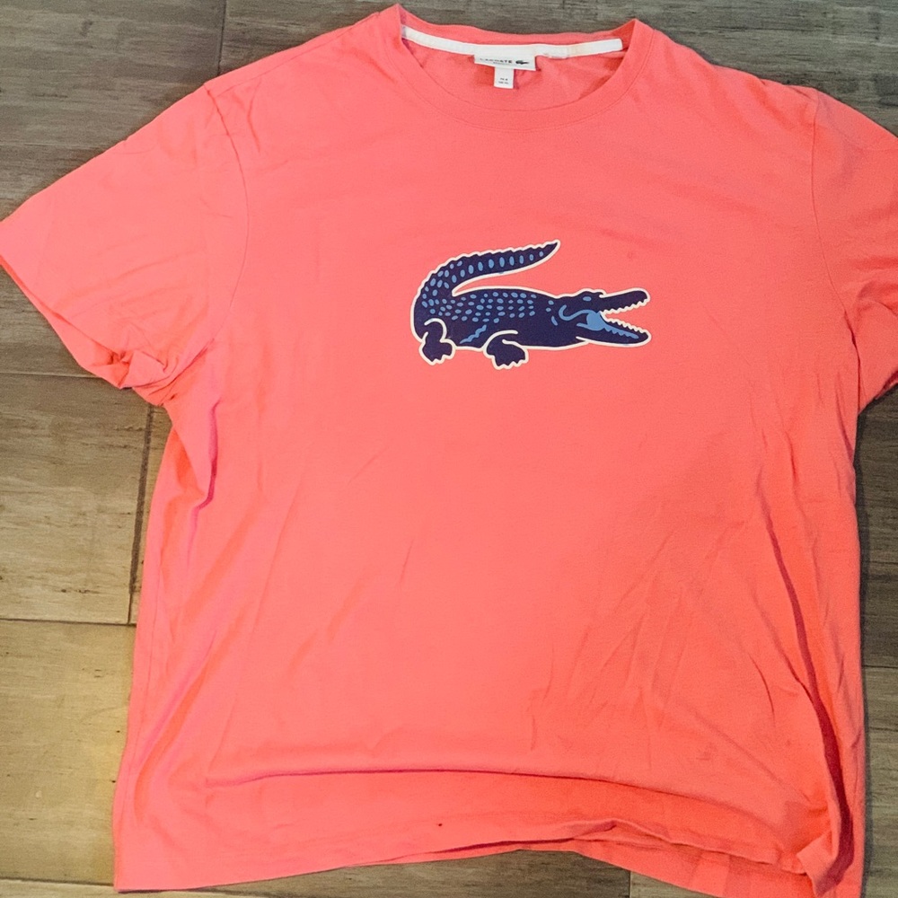 Casual pink Lacoste shirt